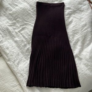 ME + EM Purple Knit Skirt